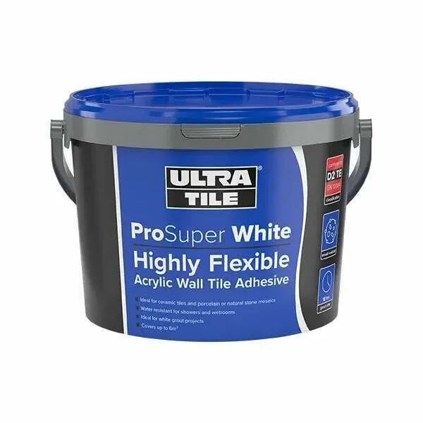 Ultra Tile Pro Supergrip Super White Tile Adhesive