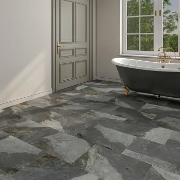 Newstone Jade Green Matt Slate Effect Wall and Floor Tiles