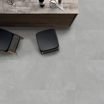 Mare Grey Stone Effect Matt Porcelain Floor Tile