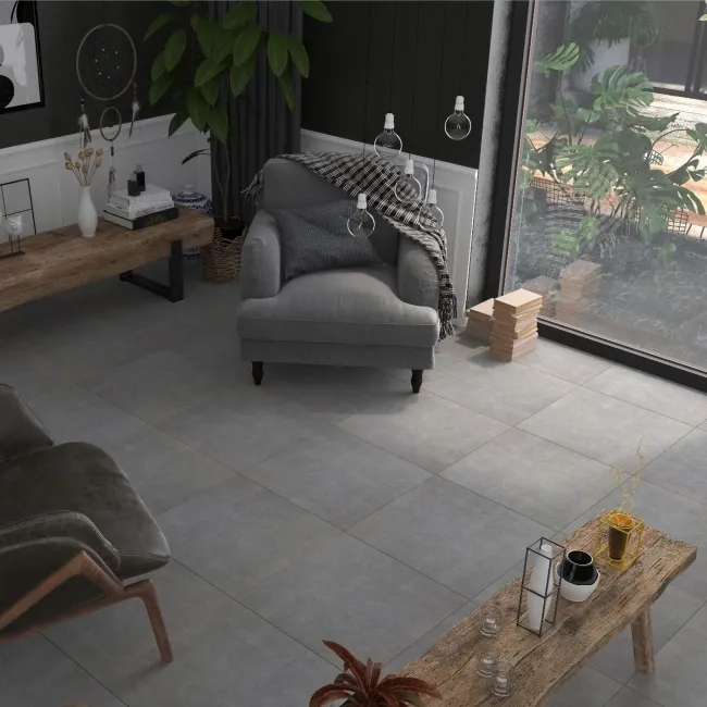 Cemento Grey Concrete Effect Wall and Floor Tiles