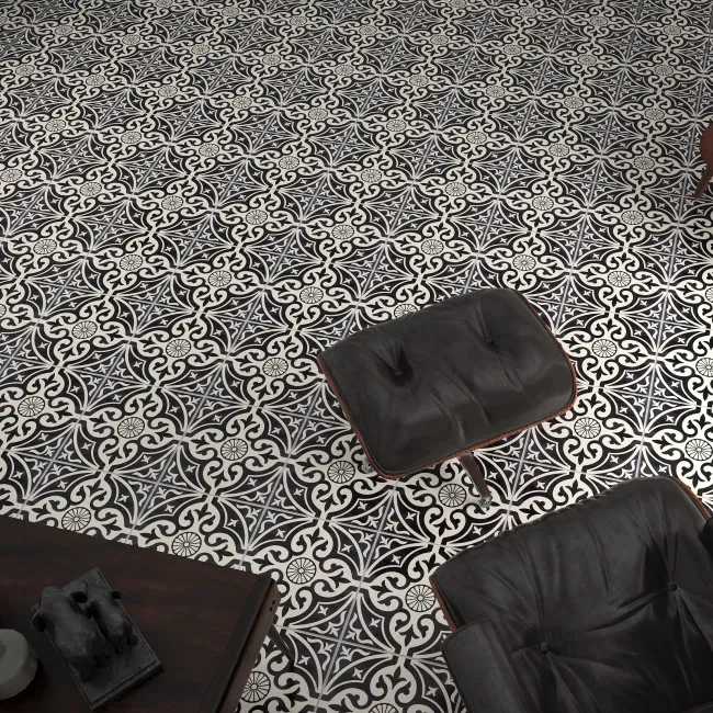 Devonstone Black Wall and Floor Tiles