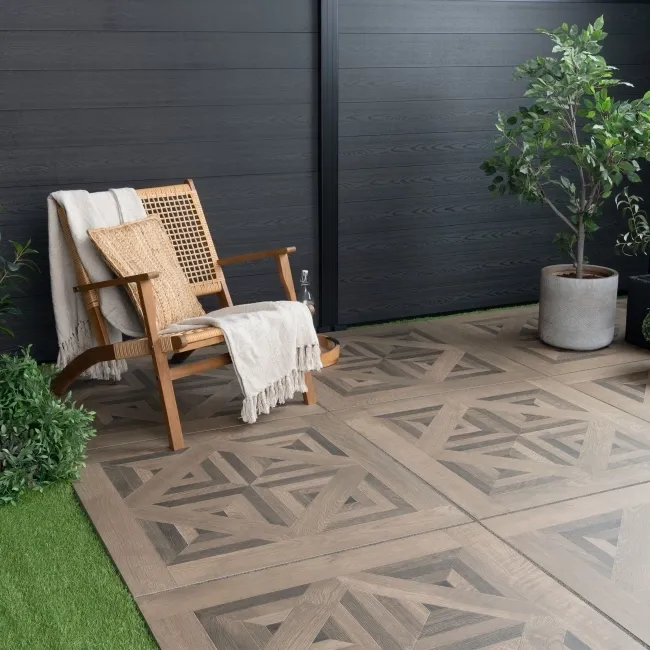 Old Manor Dark Walnut Outdoor Paving Slabs