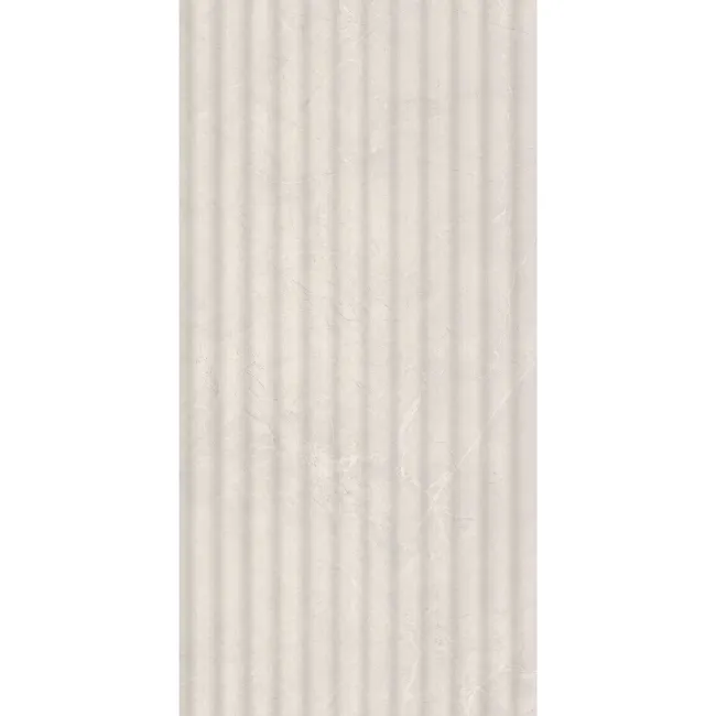Imperial Warm White Matt marble Effect Decor Wall Tile 600x300