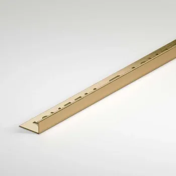 10mm Matt Gold Square Edge Metal Trim