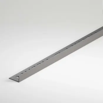 10mm Grey Square Edge Plastic Trim