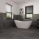 Granby Dark Grey Matt Stone Effect Wall And Floor Rectified Tiles