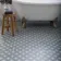 Poole Azul Matt Patterned Floor Tiles 450x450