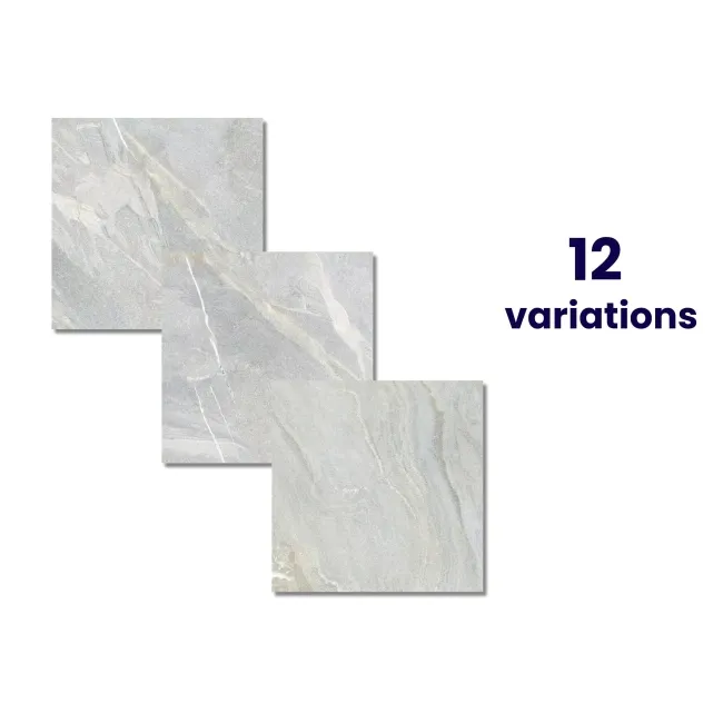 Granby Light Grey Matt Stone Effect Wall And Floor Tiles 597x597