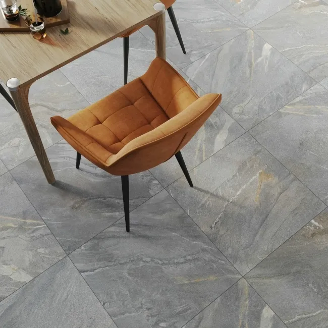 Granby Grey Matt Stone Effect Wall And Floor Tiles 597x597