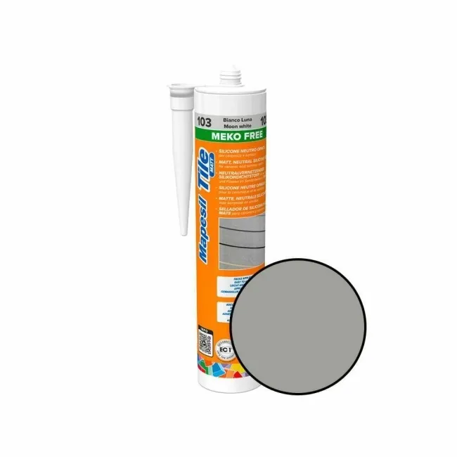 Mapesil AC 112 Tile Matt Medium Grey Silicone Sealant