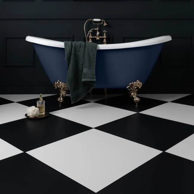 Cielo Nero Black Matt Plain Tiles 598x598