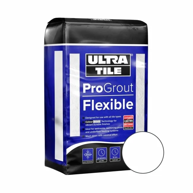 Ultra Tile Fix ProGrout Flexible 3KG - Vintage White