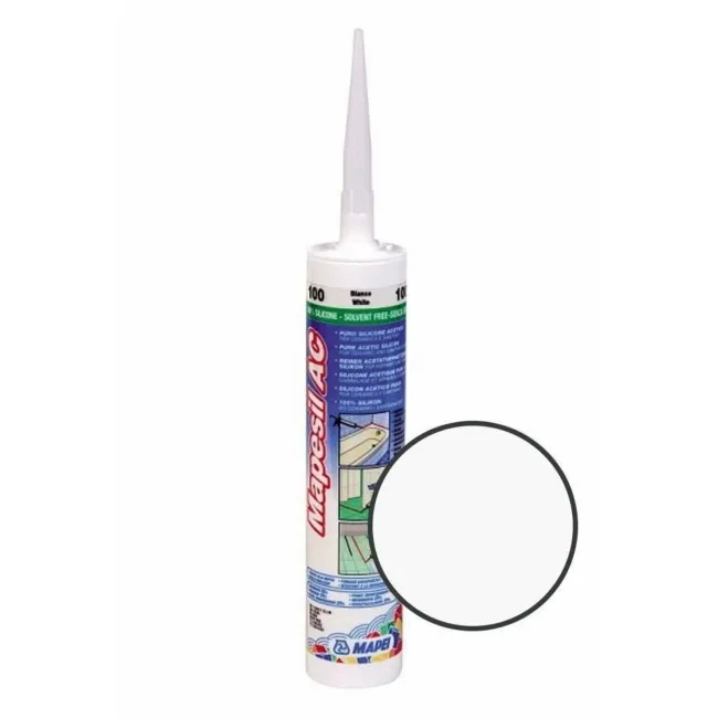 Mapesil AC 100 White Silicone Sealant