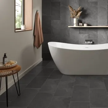 Carmo Stone Black Matt Tiles 600x300