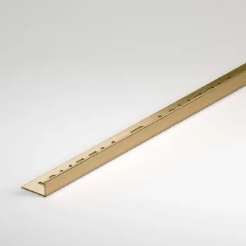 12mm Matt Gold Square Edge Metal Trim