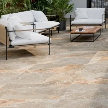 Strato Outdoor Light Natural Grey Slate Effect Matt 20mm Slabs