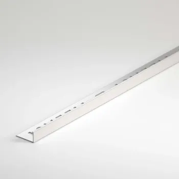 12mm White Square Edge Metal Trim
