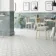 Carnaby Hexagon Decor Grey Tile