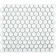 Pixel White Hexagon Gloss 23x23