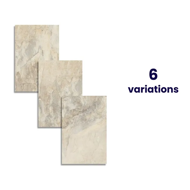 Keystone Cream Stone Effect Wall and Floor Tiles