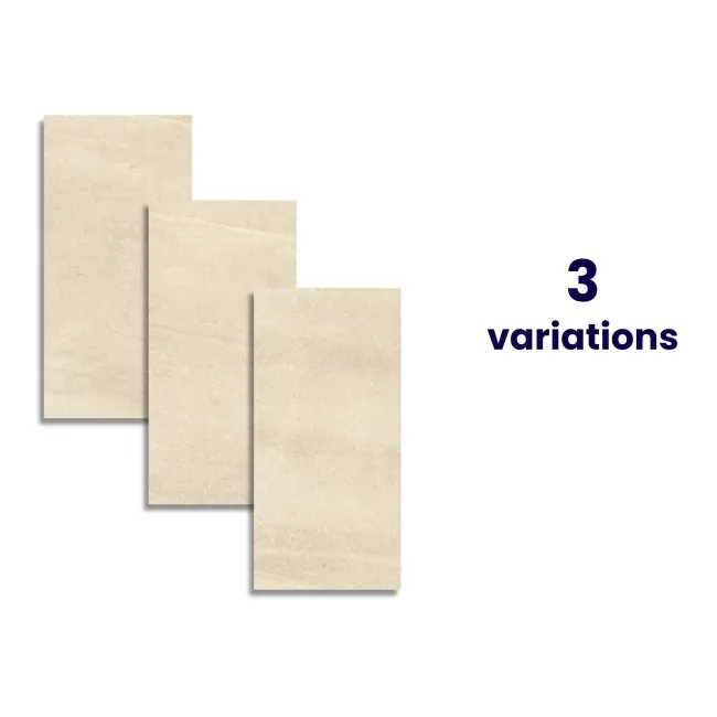 New Pietra Beige Rectified Matt Stone Effect Tile 1200x600x7mm