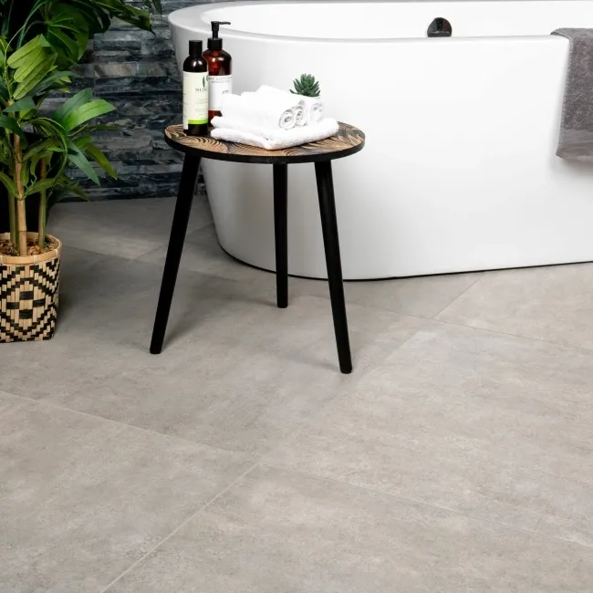Clay Stone Effect Grey Stone Effect Floor Tiles
