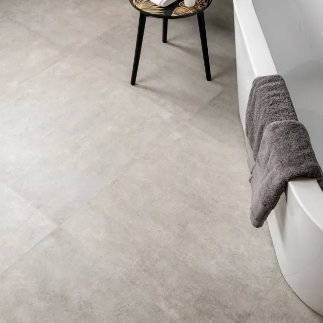 Clay Stone Effect Grey Stone Effect Floor Tiles