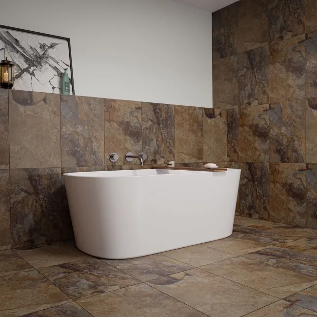 Keystone Brown Matt Wall and Floor Tiles