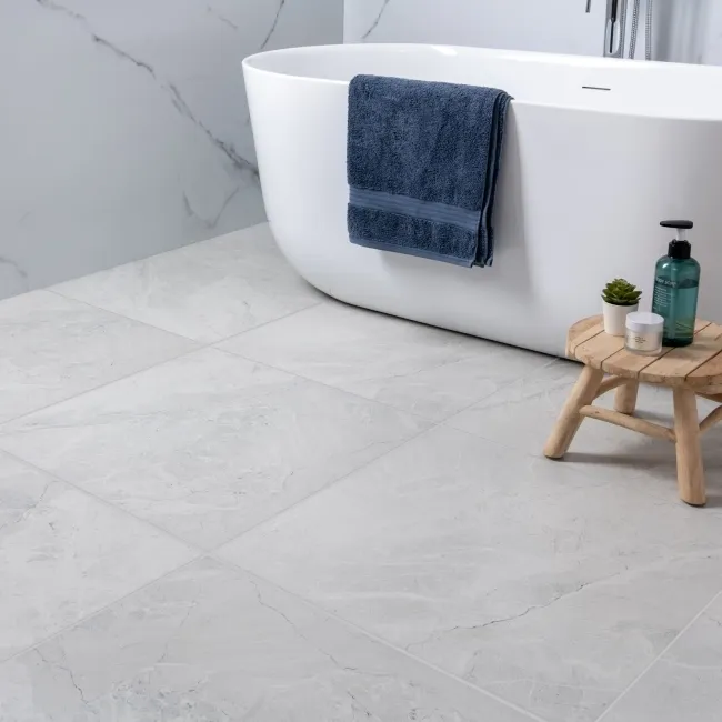 Makrana Breccia White Matt Wall and Floor Tiles