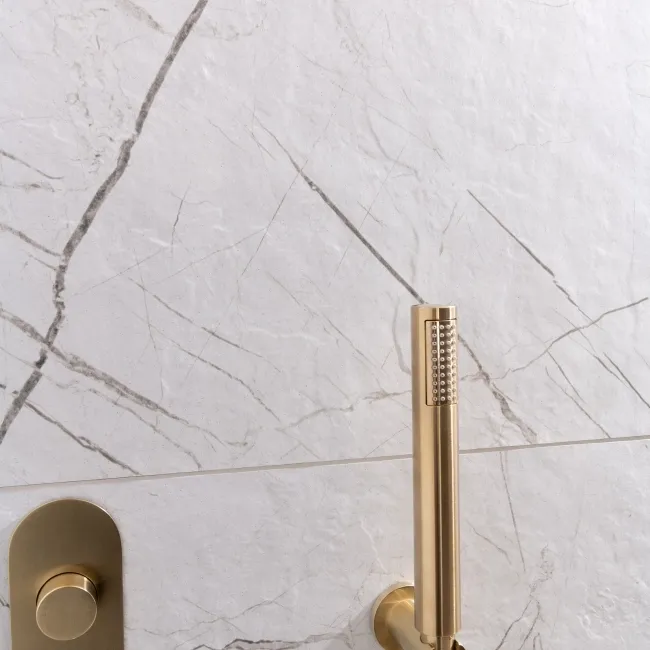 Marmo Thassos White Marble Effect Wall and Floor Tiles 1197x597