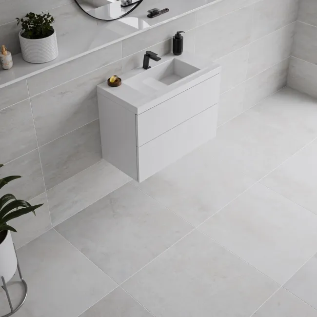 Metallique Blanco Lapato 30x60