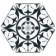 Carnaby Hexagon Decor Black Tile