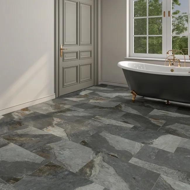 Newstone Jade Green Matt Slate Effect Wall and Floor Tiles
