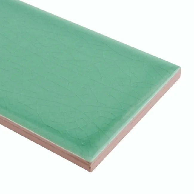 Liso Craquele Verde Azulado Green Metro Tiles 75x150
