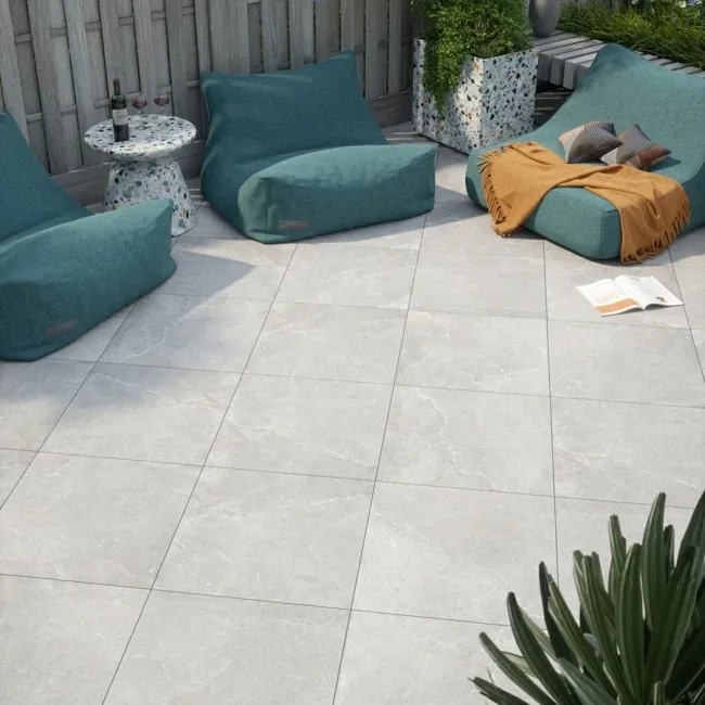 Pulse Grey Stone Effect 595x595x20mm Slabs