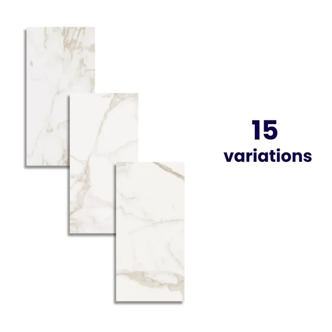 Palatina Gold Gloss 60x30 Marble Effect Tiles