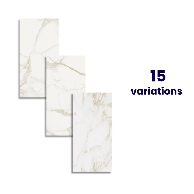 Palatina Gold Matt 30x60 Marble Effect Tiles