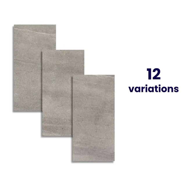 New Pietra Moda Grey Rectified Stone Effect Tiles 30X60