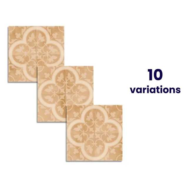 Bourton Cotto Terracotta Orange Pattern Wall and Floors Tiles