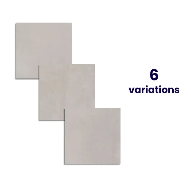 Tapa Light Bone Rectified Matt Stone Effect Tile 600x600x7mm