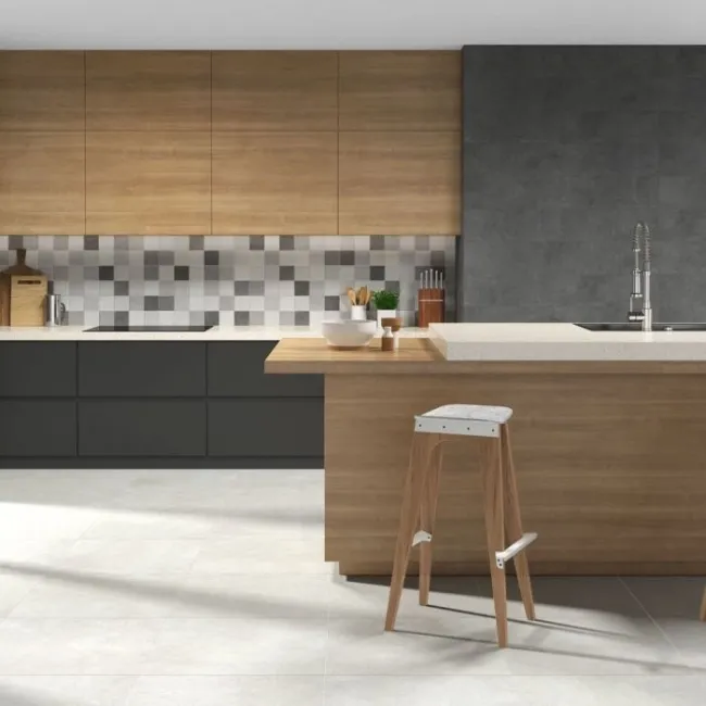 Uptown RLV Cold Concrete Effect Tiles