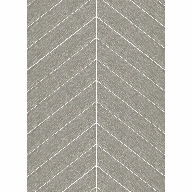 Ancona Chevron Grey Wood Effect Tile