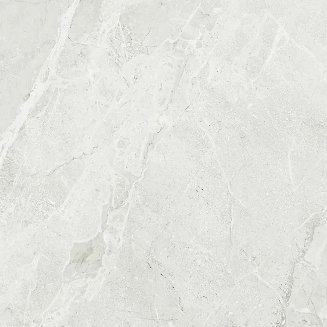 Makrana Breccia Blanco Polished Marble Effect Tile 600x600