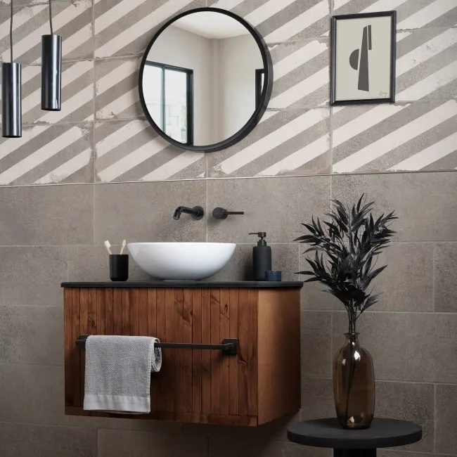 Langdale Decor Warm Patterned Matt Tiles