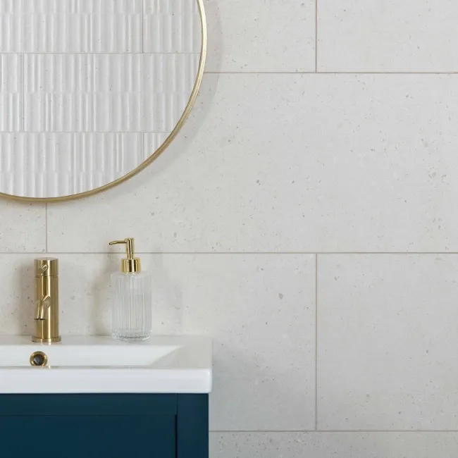 Manhattan Bone Stone Effect Tiles