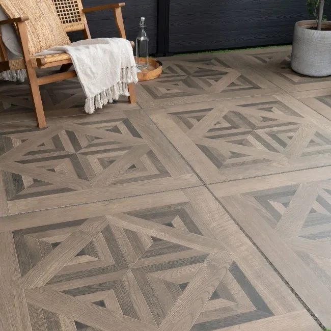 Old Manor Dark Walnut Outdoor Paving Slabs