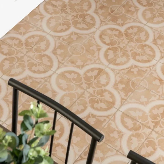 Bourton Cotto Terracotta Orange Pattern Wall and Floors Tiles