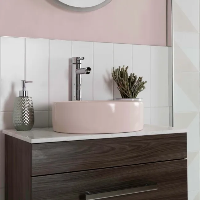 Bricks White Matt Ceramic Metro Wall Tiles 300x100x7mm