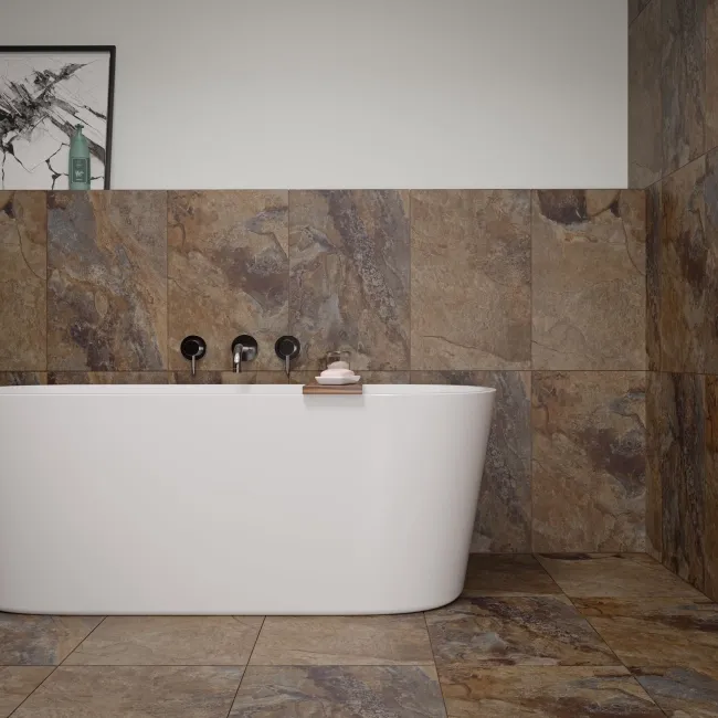 Keystone Brown Matt Wall and Floor Tiles