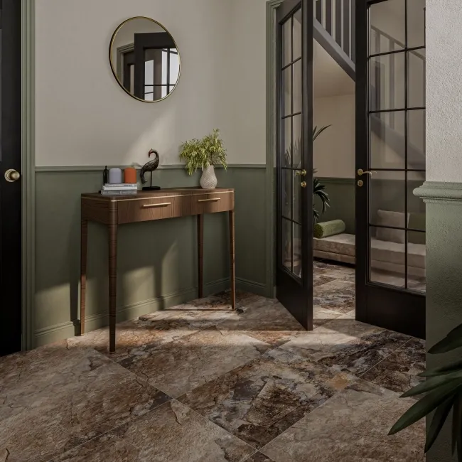 Keystone Grey Matt Stone Effect Wall and Floor Tiles